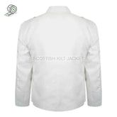 White Argyll Jacket And Vest Tweed Kilt Jackets